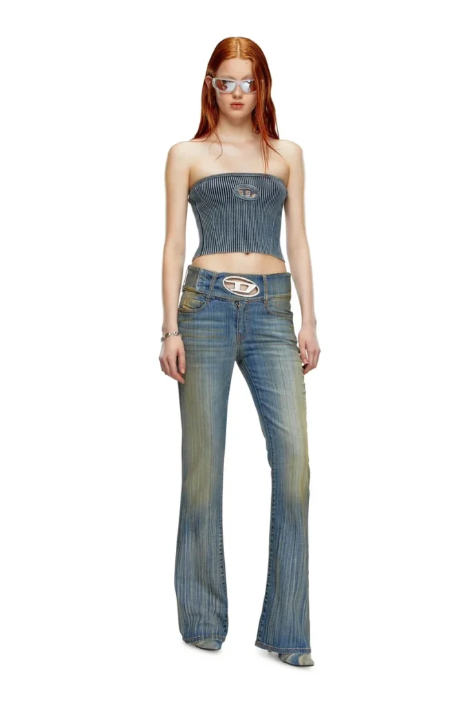 m-clarksvillex-c Rib-knit tube top with Oval D m-clarksvillex-c Rib-knit tube top with Oval D