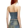 m-clarksvillex-c Rib-knit tube top with Oval D m-clarksvillex-c Rib-knit tube top with Oval D