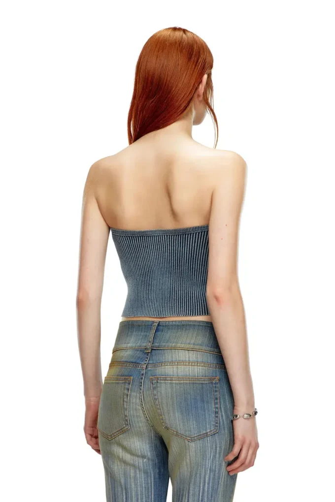 m-clarksvillex-c Rib-knit tube top with Oval D m-clarksvillex-c Rib-knit tube top with Oval D