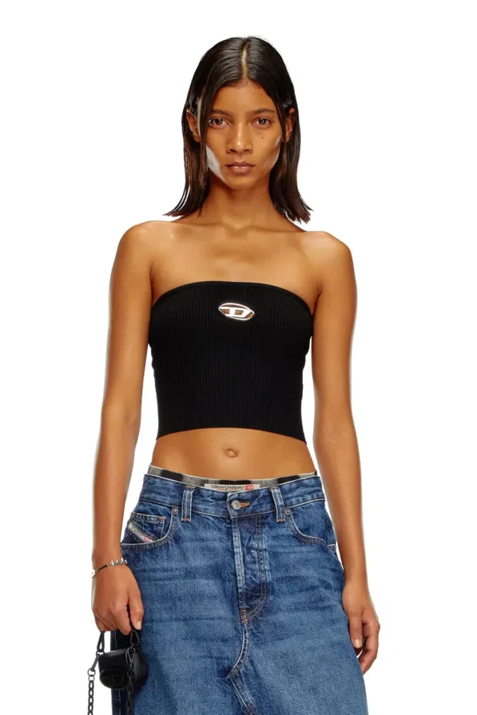 m-clarksvillex Tube top with logo plaque m-clarksvillex Tube top with logo plaque