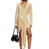 m-egaknot Knitted dress with hip tie m-egaknot Knitted dress with hip tie