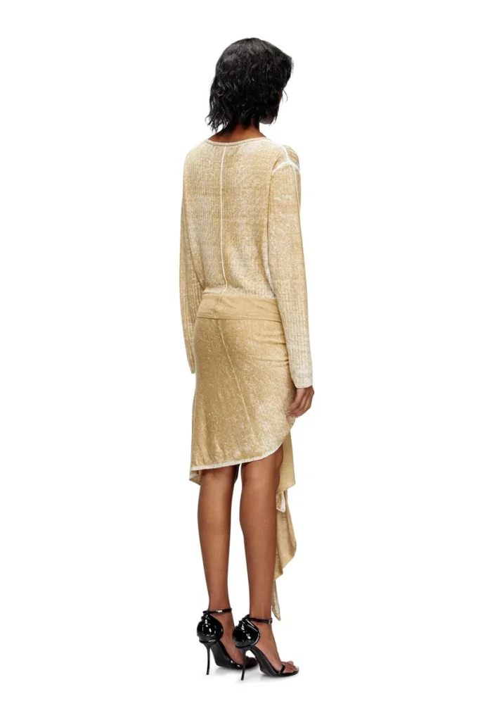 m-egaknot Knitted dress with hip tie m-egaknot Knitted dress with hip tie