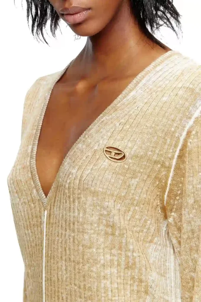 m-egaknot Knitted dress with hip tie m-egaknot Knitted dress with hip tie