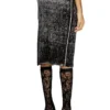 m-eganoid Knitted skirt with hip tie m-eganoid Knitted skirt with hip tie