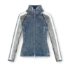 m-estrella Zip-up cardigan with sporty bands m-estrella Zip-up cardigan with sporty bands