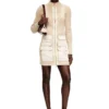 m-gabrielle Rib-knit short dress with cargo pockets m-gabrielle Rib-knit short dress with cargo pockets