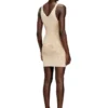 m-gabrielle Rib-knit short dress with cargo pockets m-gabrielle Rib-knit short dress with cargo pockets