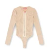 m-gilde Zip-up cardigan in ribbed cotton m-gilde Zip-up cardigan in ribbed cotton