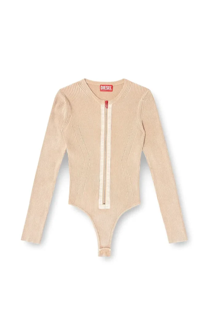 m-gilde Zip-up cardigan in ribbed cotton m-gilde Zip-up cardigan in ribbed cotton