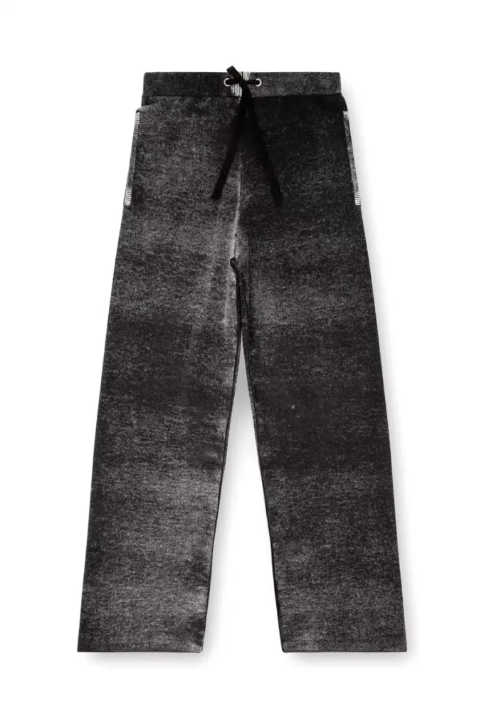 m-honorine Reverse-print knitted wool track pants m-honorine Reverse-print knitted wool track pants