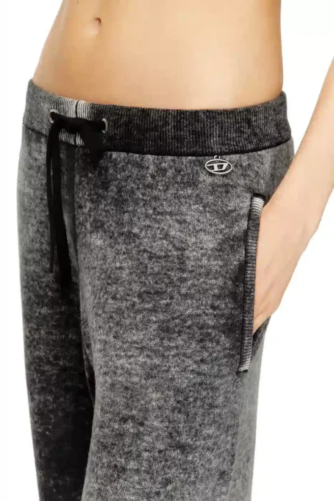 m-honorine Reverse-print knitted wool track pants m-honorine Reverse-print knitted wool track pants