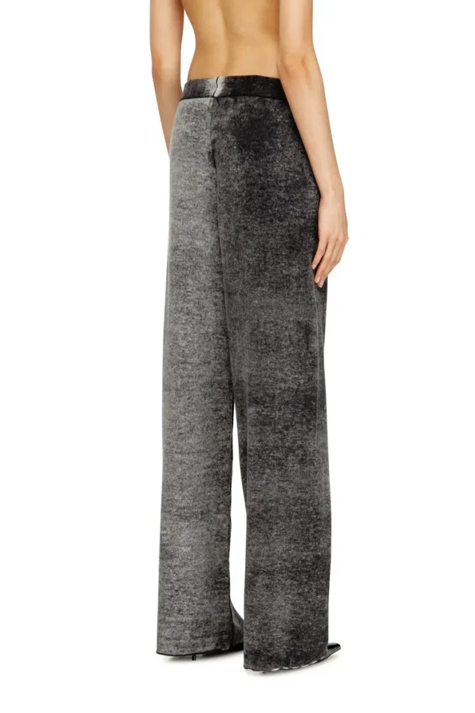 m-honorine Reverse-print knitted wool track pants m-honorine Reverse-print knitted wool track pants