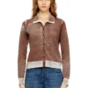 m-loren Cardigan with faded reverse print m-loren Cardigan with faded reverse print