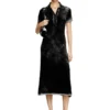 m-lourens Midi polo dress in reverse-printed knit m-lourens Midi polo dress in reverse-printed knit