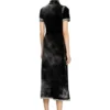 m-lourens Midi polo dress in reverse-printed knit m-lourens Midi polo dress in reverse-printed knit