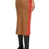 m-lousi Midi skirt in alpaca with front zipper m-lousi Midi skirt in alpaca with front zipper