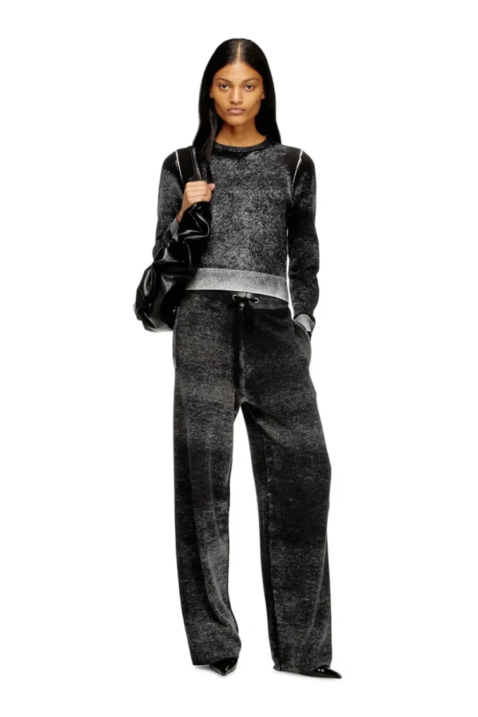 m-lovre Jumper with faded reverse print m-lovre Jumper with faded reverse print