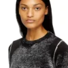 m-lovre Jumper with faded reverse print m-lovre Jumper with faded reverse print