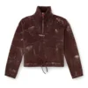 m-marcellette Half-zip jumper with distressed effect m-marcellette Half-zip jumper with distressed effect