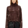 m-marcellette Half-zip jumper with distressed effect m-marcellette Half-zip jumper with distressed effect