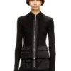 m-melissa Ribbed cardigan with cargo pockets m-melissa Ribbed cardigan with cargo pockets