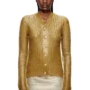 m-millo Ribbed cardigan with shiny effect m-millo Ribbed cardigan with shiny effect