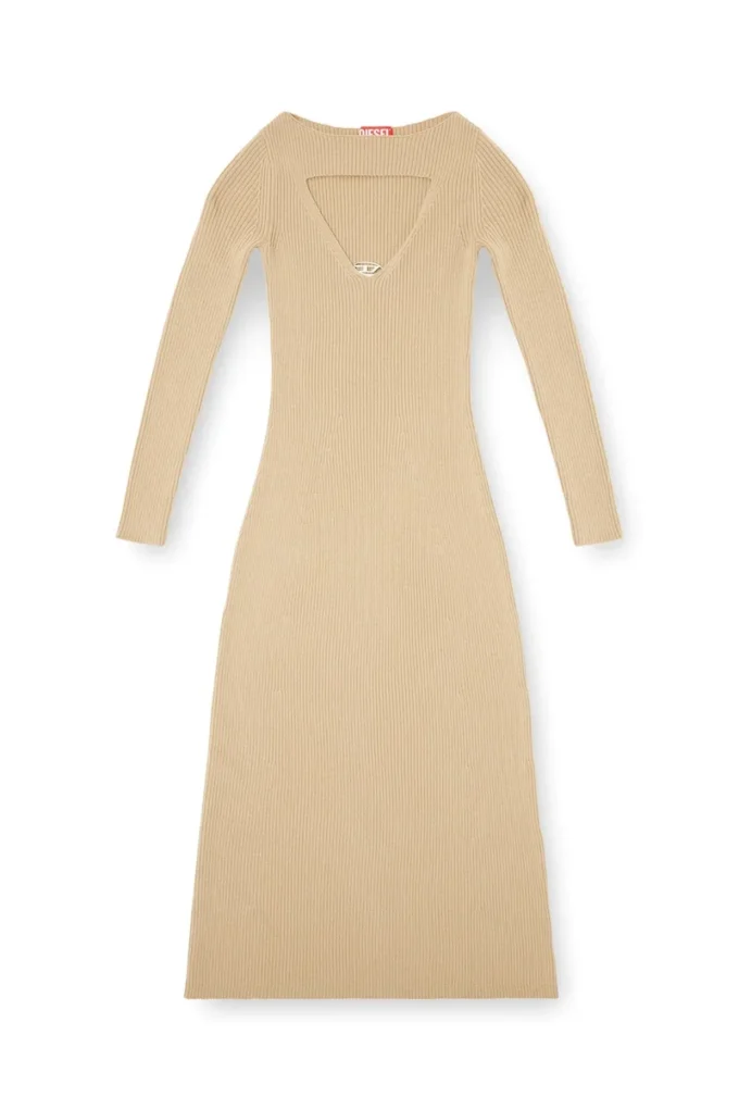 m-oloni Midi wool dress with inlay m-oloni Midi wool dress with inlay