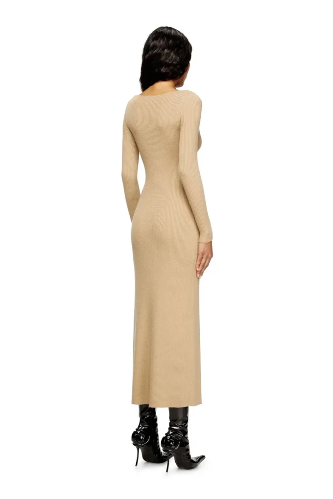 m-oloni Midi wool dress with inlay m-oloni Midi wool dress with inlay