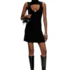 m-oloni-short Mini wool dress with inlay m-oloni-short Mini wool dress with inlay