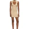 m-oloni-short Mini wool dress with inlay m-oloni-short Mini wool dress with inlay