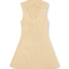 m-oloni-short Mini wool dress with inlay m-oloni-short Mini wool dress with inlay