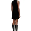 m-oloni-short Mini wool dress with inlay m-oloni-short Mini wool dress with inlay