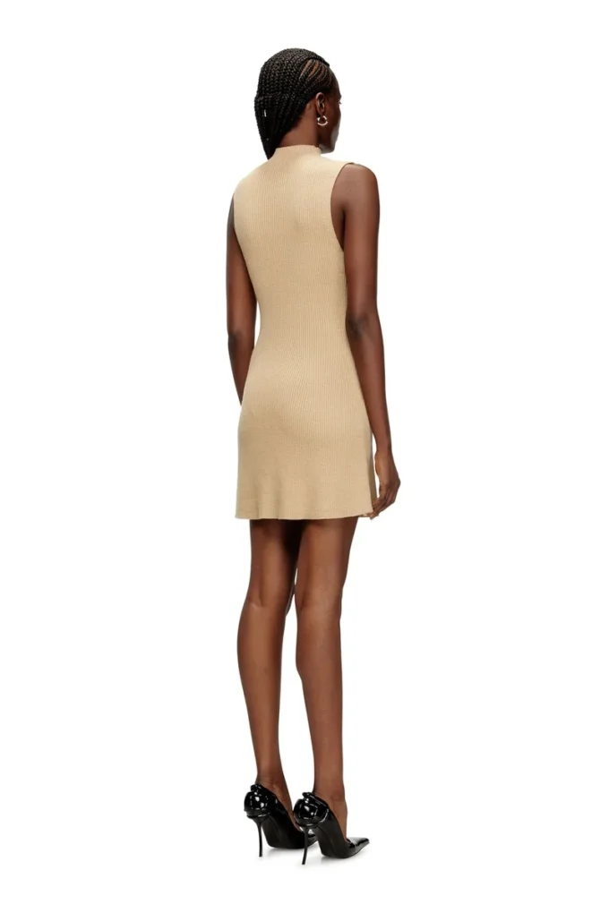 m-oloni-short Mini wool dress with inlay m-oloni-short Mini wool dress with inlay