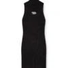 m-onervax Short turtleneck dress in ribbed knit m-onervax Short turtleneck dress in ribbed knit