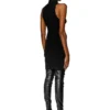 m-onervax Short turtleneck dress in ribbed knit m-onervax Short turtleneck dress in ribbed knit
