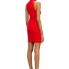 m-onervax Short turtleneck dress in ribbed knit m-onervax Short turtleneck dress in ribbed knit