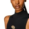 m-onervax Short turtleneck dress in ribbed knit m-onervax Short turtleneck dress in ribbed knit