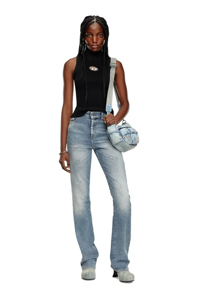 m-onervax-top Ribbed-knit turtleneck top m-onervax-top Ribbed-knit turtleneck top