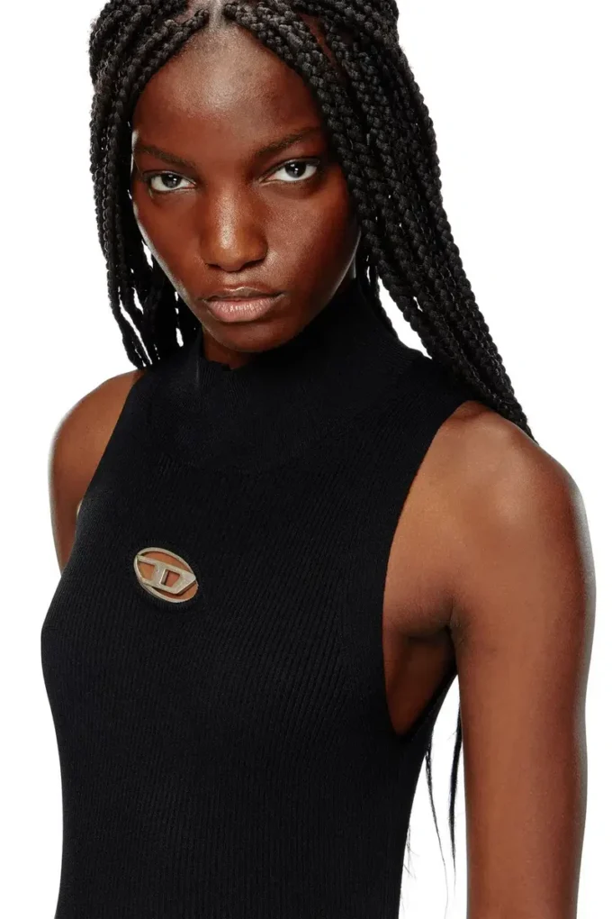 m-onervax-top Ribbed-knit turtleneck top m-onervax-top Ribbed-knit turtleneck top