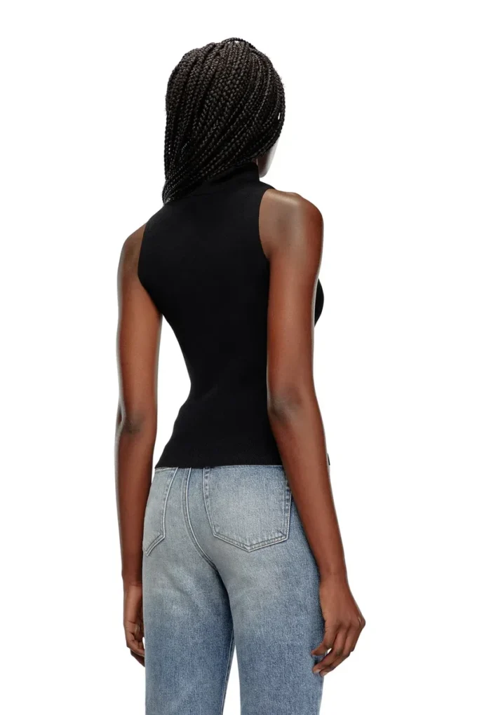 m-onervax-top Ribbed-knit turtleneck top m-onervax-top Ribbed-knit turtleneck top