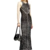 m-rab Linen-knit dress with cut-out logo m-rab Linen-knit dress with cut-out logo