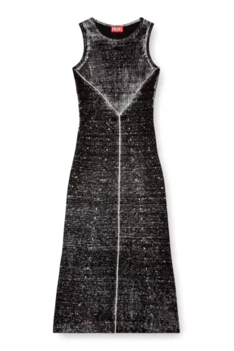 m-rab Linen-knit dress with cut-out logo m-rab Linen-knit dress with cut-out logo