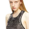 m-rab Linen-knit dress with cut-out logo m-rab Linen-knit dress with cut-out logo