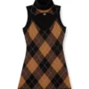 m-romko-dress Wool dress with argyle pattern m-romko-dress Wool dress with argyle pattern