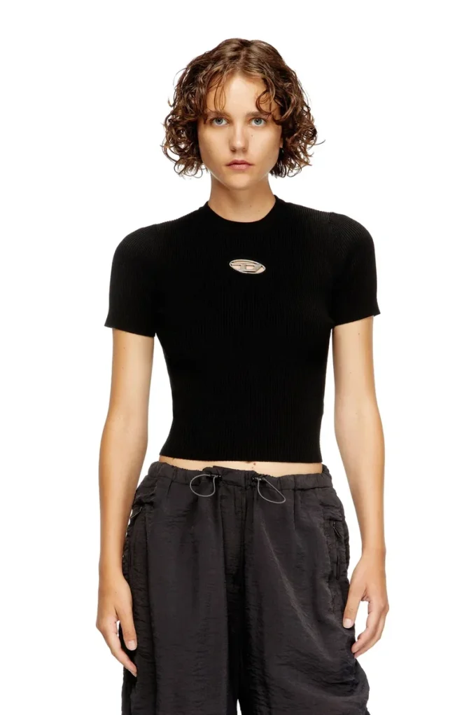 m-valari-ss Short-sleeve jumper with metal Oval D m-valari-ss Short-sleeve jumper with metal Oval D