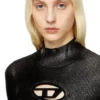 m-valari-tn Ribbed-knit turtleneck with shiny effect m-valari-tn Ribbed-knit turtleneck with shiny effect