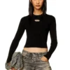 m-valary Ribbed-knit long-sleeve top m-valary Ribbed-knit long-sleeve top
