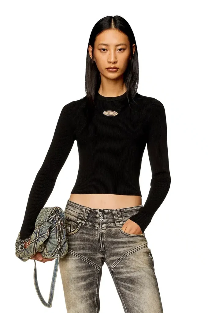 m-valary Ribbed-knit long-sleeve top m-valary Ribbed-knit long-sleeve top