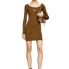 m-vera Off-the-shoulder dress in ribbed knit m-vera Off-the-shoulder dress in ribbed knit