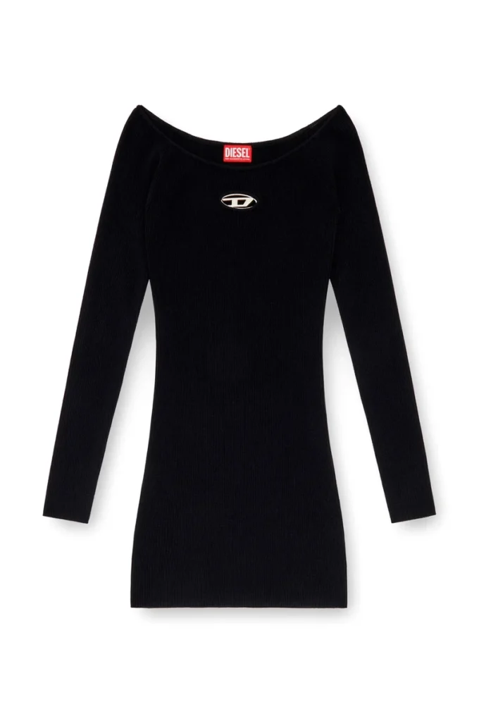 m-vera Off-the-shoulder dress in ribbed knit m-vera Off-the-shoulder dress in ribbed knit